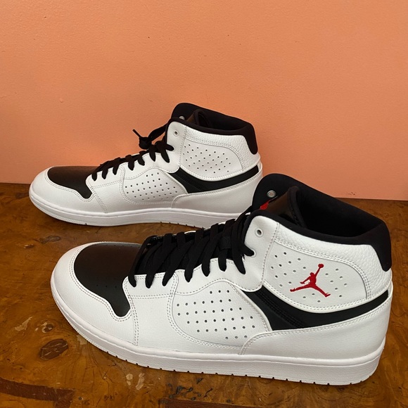 Nike Air Jordan Access White Black Sneakers AR3762-101 Shoes Size 14 NEW NO BOX - Picture 5 of 10